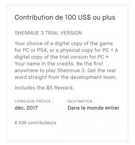 Démo PC Kickstarter